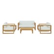 deck beds outdoor Modway Furniture Sofa Sectionals Natural White