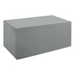 grey and wood coffee table Modway Furniture Gray