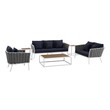 ikea sectional couch bed Modway Furniture Sofa Sectionals White Navy