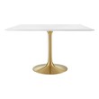 best dining table set for 6 Modway Furniture Bar and Dining Tables Gold White
