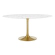 4 table dining table Modway Furniture Bar and Dining Tables Gold White