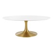 coffee table with storage modern Modway Furniture Tables Gold White