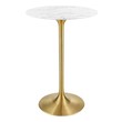ikea bar height table and chairs Modway Furniture Bar and Dining Tables Gold White