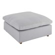 grey upholstered bench with back Modway Furniture Sofas and Armchairs Light Gray