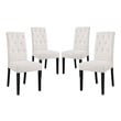 dinette chairs near me Modway Furniture Dining Chairs Beige