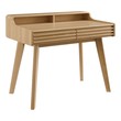 Desks Modway Furniture Render Oak EEI-3342-OAK 889654954217 Computer Desks Wood HARDWOOD Hardwoods Rubber 