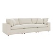 leather couch sleeper sofa Modway Furniture Sofas and Armchairs Light Beige
