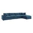 black sectional velvet Modway Furniture Sofas and Armchairs Azure