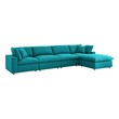 brown leather sectionals Modway Furniture Sofas and Armchairs Teal