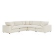 white leather sectional couch for sale Modway Furniture Sofas and Armchairs Light Beige