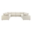 grey velvet loveseat Modway Furniture Sofas and Armchairs Light Beige