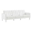 sectional couch brands Modway Furniture Sofas and Armchairs Silver White