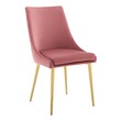 Dining Room Chairs Modway Furniture Viscount Dusty Rose EEI-3416-DUS 889654149088 Dining Chairs Gold Steel Metal IronVelvet Dusty Rose Gold OCHRE OrangeMe 