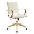 office grey chair Modway Furniture Office Chairs Office Chairs Gold Off White