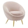 beige slipper chair Modway Furniture Sofas and Armchairs Pink