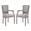 blush pink dining chair Modway Furniture Dining Chairs Light Gray