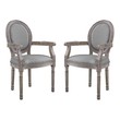 velvet chairs with gold legs Modway Furniture Dining Chairs Light Gray