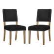 navy dining table and chairs Modway Furniture Dining Chairs Black