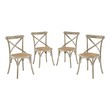 dining room table set Modway Furniture Dining Chairs Gray