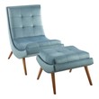 small arm chairs for small spaces Modway Furniture Lounge Chairs and Chaises Light Blue