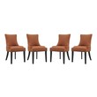 cream dining table and chairs Modway Furniture Dining Chairs Orange