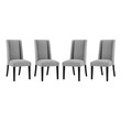 white dining suites Modway Furniture Dining Chairs Light Gray