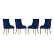 comfortable kitchen table and chairs Modway Furniture Dining Chairs Navy
