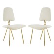 white farmhouse dining set Modway Furniture Dining Chairs Ivory