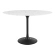 coastal modern dining table Modway Furniture Bar and Dining Tables Black White