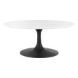 white modern end tables Modway Furniture Tables Black White
