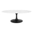 small tables on wheels Modway Furniture Tables Black White