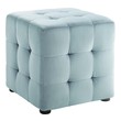 leather black arm chair Modway Furniture Lounge Chairs and Chaises Light Blue