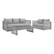 outdoor cover for l shaped couch Modway Furniture Sofa Sectionals Gray Gray