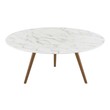 white end table set Modway Furniture Tables Walnut White