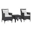 Modway Furniture Outdoor Lounge and Lounge Sets, White,snow, Bar and Dining, 889654158745, EEI-3729-EXP-WHI-SET