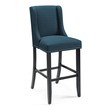 high back bar stool covers Modway Furniture Bar and Counter Stools Azure