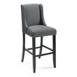 bar stool adjustable height with back Modway Furniture Bar and Counter Stools Gray