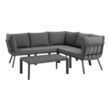 outdoor outdoor furniture Modway Furniture Sofa Sectionals Gray Charcoal