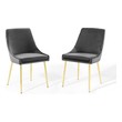 restaurant chairs cheap Modway Furniture Dining Chairs Gold Charcoal