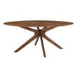 round dining table for 8 size Modway Furniture Bar and Dining Tables Dining Room Tables Walnut
