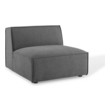 best leather sectional with chaise Modway Furniture Sofas and Armchairs Charcoal