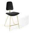 high back counter height stools Modway Furniture Bar and Counter Stools Black