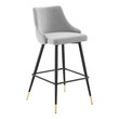 fold up kitchen stool Modway Furniture Bar and Counter Stools Light Gray