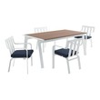 black and white dining set Modway Furniture Dining Sets White Navy