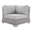 red sectional Modway Furniture Sofa Sectionals Light Gray Gray