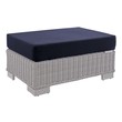 cushion bench with shoe storage Modway Furniture Sofa Sectionals Light Gray Navy