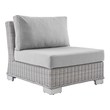 chair with table Modway Furniture Daybeds and Lounges Light Gray Gray