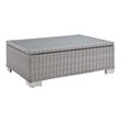 coffee table solid Modway Furniture Bar and Dining Light Gray