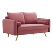 large black sectional Modway Furniture Sofas and Armchairs Dusty Rose
