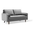 grey sectional living room set Modway Furniture Sofas and Armchairs Gray